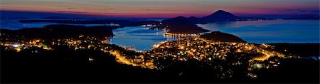simsearch:400-07748817,k - Mali Losinj bay panoramic view at dusk, colorful sunset, Island of Losinj, Croatia Stock Photo - Budget Royalty-Free & Subscription, Code: 400-05351331