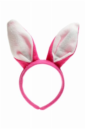 Easter Bunny Ears on White Background Stock Photo - Budget Royalty-Free & Subscription, Code: 400-05366930