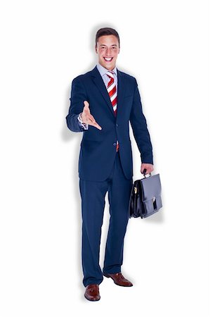 rusloc (artist) - Manager holding a case and offering a deal Stock Photo - Budget Royalty-Free & Subscription, Code: 400-05367214