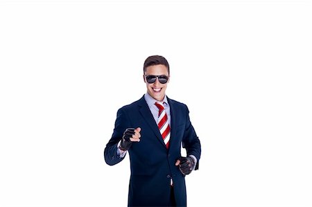 rusloc (artist) - Successful manager wearing glasses and gloves Stock Photo - Budget Royalty-Free & Subscription, Code: 400-05367222
