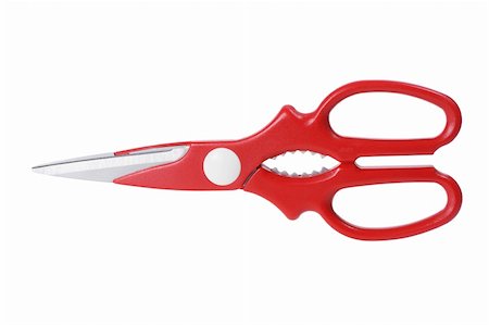 shears - Scissors on White Background Stock Photo - Budget Royalty-Free & Subscription, Code: 400-05367391