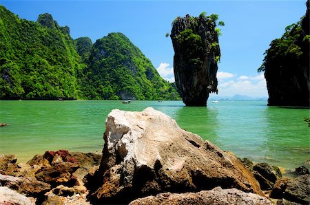 James Bond Island, Phang Nga, Thailand Stock Photo - Budget Royalty-Free & Subscription, Code: 400-05367418