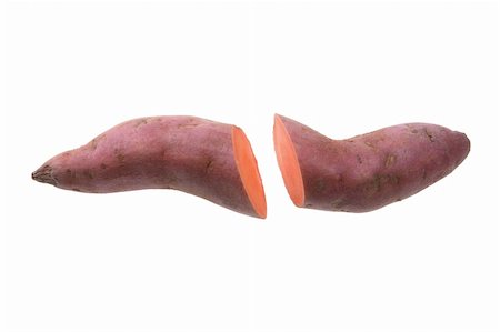 simsearch:400-05744489,k - Sweet Potato on White Background Stock Photo - Budget Royalty-Free & Subscription, Code: 400-05368572