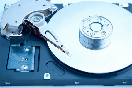 simsearch:400-05238336,k - Inside computer harddrive (HDD) Stock Photo - Budget Royalty-Free & Subscription, Code: 400-05368846