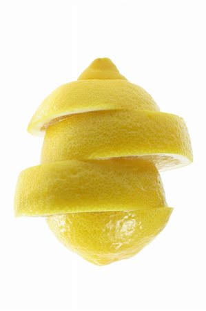 simsearch:400-05367726,k - Stack of Lemon Slices on White Background Stock Photo - Budget Royalty-Free & Subscription, Code: 400-05369240