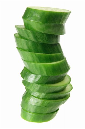 simsearch:400-05367726,k - Lebanese Cucumber on White Background Stock Photo - Budget Royalty-Free & Subscription, Code: 400-05369254