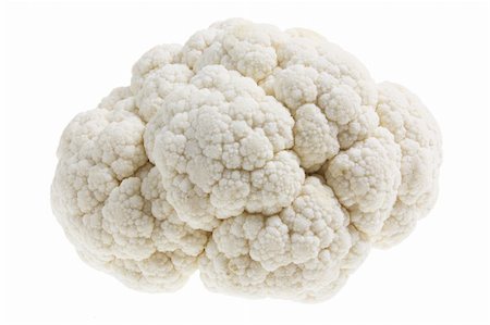 simsearch:400-05744489,k - Cauliflower on Isolated White Background Stock Photo - Budget Royalty-Free & Subscription, Code: 400-05369442