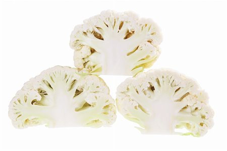 simsearch:400-05744520,k - Cauliflower on White Background Stock Photo - Budget Royalty-Free & Subscription, Code: 400-05369941