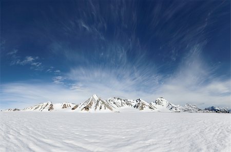 simsearch:400-05271081,k - Arctic winter landscape - Spitsbergen, Svalbard Photographie de stock - Aubaine LD & Abonnement, Code: 400-05361220