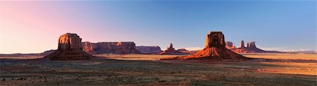 simsearch:862-08091453,k - beautiful panorama of the monument valley navajo tribal park from artist point at dusk Stock Photo - Budget Royalty-Free & Subscription, Code: 400-05361560