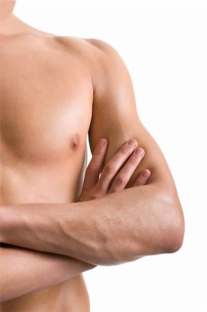 shoulder and arm naked male body (an athlete) Stock Photo - Budget Royalty-Free & Subscription, Code: 400-05361699
