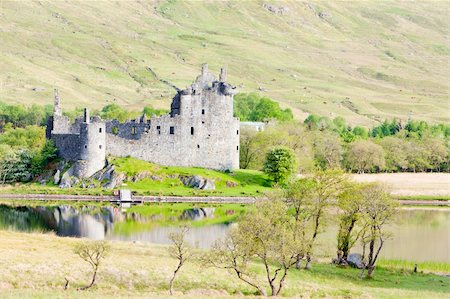 simsearch:400-05897070,k - Kilchurn Castle, Loch Awe, Scotland Photographie de stock - Aubaine LD & Abonnement, Code: 400-05362471