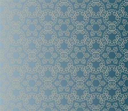 simsearch:400-06099373,k - Stylish damask pattern with seamless curls on an (editable) grey background Stock Photo - Budget Royalty-Free & Subscription, Code: 400-05363560