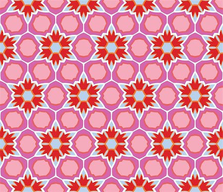 simsearch:400-06099373,k - Cheerful, seamless and colorful floral pattern in red, pink, purple and blue Stock Photo - Budget Royalty-Free & Subscription, Code: 400-05363620