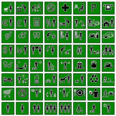 simsearch:400-03968548,k - Vector icons on stickers set. Separate shadow easy replace background and edit colors. Stock Photo - Budget Royalty-Free & Subscription, Code: 400-05378422