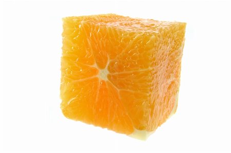 simsearch:400-05367726,k - Orange Cube on White Background Stock Photo - Budget Royalty-Free & Subscription, Code: 400-05370163