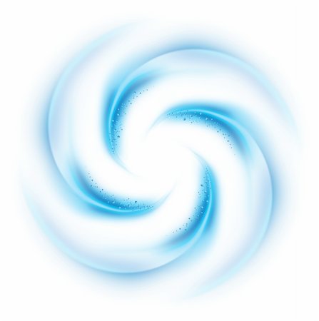 Blue vortex on white background for design Stock Photo - Budget Royalty-Free & Subscription, Code: 400-05371855