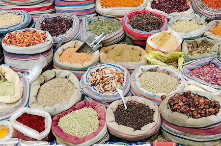 egypt market - spices in middle east market cairo egypt Stock Photo - Budget Royalty-Free & Subscription, Code: 400-05372321