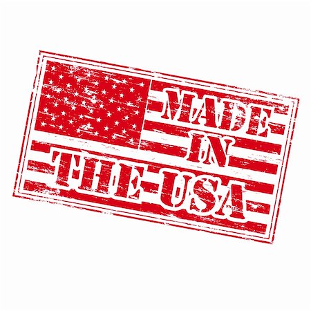 for construction stamp - Rubber stamp illustration showing "MADE IN THE USA" text. Also available as a Vector in Adobe illustrator EPS format, compressed in a zip file Stock Photo - Budget Royalty-Free & Subscription, Code: 400-05386998