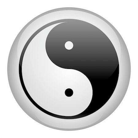 simsearch:400-04744928,k - Yin-yang symbol of harmony, balance and opposite Stock Photo - Budget Royalty-Free & Subscription, Code: 400-05387562