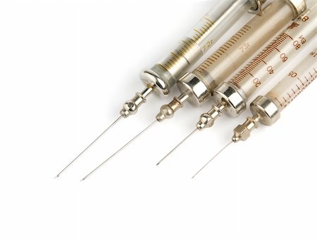 retro surgery - pile of old syringes Stock Photo - Budget Royalty-Free & Subscription, Code: 400-05382087