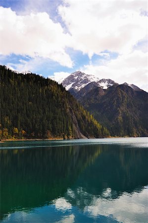 simsearch:400-05678857,k - Forest and Lake in Jiuzhaigou, Sichuan province of China Stock Photo - Budget Royalty-Free & Subscription, Code: 400-05382793