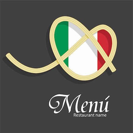 elegant frame clip art - Vector menu pattern for Italian restaurant Stock Photo - Budget Royalty-Free & Subscription, Code: 400-05383521