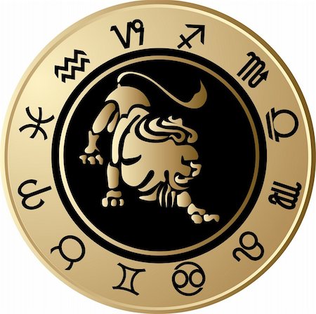 Vector Horoscope  Leo Stock Photo - Budget Royalty-Free & Subscription, Code: 400-05663018