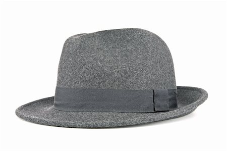 simsearch:400-05287348,k - stylish dark gray hat Stock Photo - Budget Royalty-Free & Subscription, Code: 400-05675131