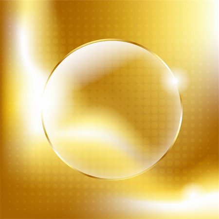 simsearch:400-04326432,k - Gold Background With Gold Glass Balls, Vector Illustration Stock Photo - Budget Royalty-Free & Subscription, Code: 400-05678876
