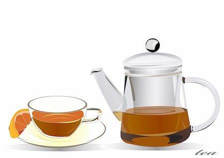 simsearch:400-04273561,k - tea collection vector illustration Stock Photo - Budget Royalty-Free & Subscription, Code: 400-05670186
