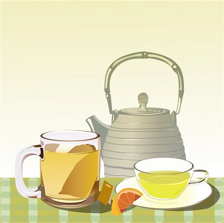 simsearch:400-04273561,k - tea collection vector eps Stock Photo - Budget Royalty-Free & Subscription, Code: 400-05670183