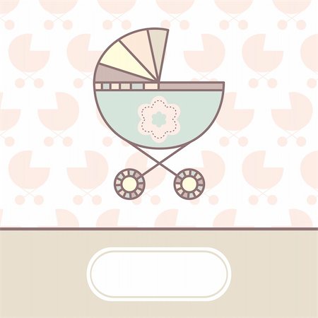 simsearch:400-04210231,k - baby arrival card with cradle Stock Photo - Budget Royalty-Free & Subscription, Code: 400-05671687