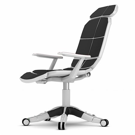 simsearch:400-06091866,k - Office chair in a high-tech style isolated on white background. Stock Photo - Budget Royalty-Free & Subscription, Code: 400-05671901