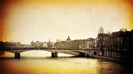 paris vintage - old-fashioned paris france -  with space for text or image Stock Photo - Budget Royalty-Free & Subscription, Code: 400-05672058