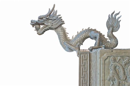 Chinese dragon statue Photographie de stock - Aubaine LD & Abonnement, Code: 400-05672953