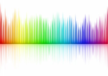 radio wave - Colorful Sound waveform (editable ) on white Stock Photo - Budget Royalty-Free & Subscription, Code: 400-05673110