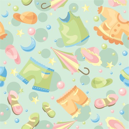 simsearch:400-05673438,k - abstract cute seamless baby background vector illustration Stock Photo - Budget Royalty-Free & Subscription, Code: 400-05673446