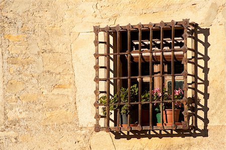 Medieval facade detail, traditional Spanish architecture in Castile Stock Photo - Budget Royalty-Free & Subscription, Code: 400-05673650