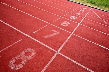 simsearch:400-04785051,k - lanes of running track Stock Photo - Budget Royalty-Free & Subscription, Code: 400-05684569