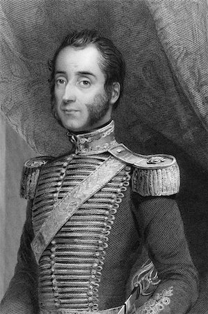simsearch:400-05685013,k - Henry Herbert, 3rd Earl of Carnarvon (1800-1849) on engraving from 1837. British writer, traveller and politician. Engraved by Robinson after a painting by Walker and published by G.Virtue. Stock Photo - Budget Royalty-Free & Subscription, Code: 400-05685026