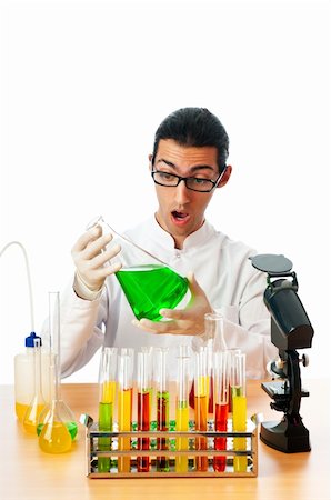 simsearch:400-09011632,k - Chemist in the lab experimenting with solutions Stock Photo - Budget Royalty-Free & Subscription, Code: 400-05687550