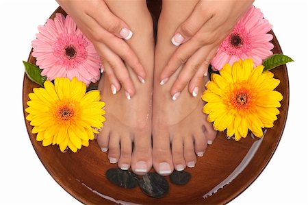 Pedicure and manicure spa Stock Photo - Budget Royalty-Free & Subscription, Code: 400-05689287