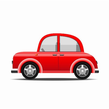 red car, vector Stock Photo - Budget Royalty-Free & Subscription, Code: 400-05680175