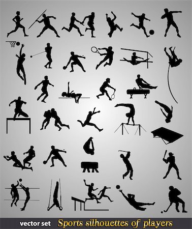 Collection of sports vector. EPS include Stock Photo - Budget Royalty-Free & Subscription, Code: 400-05682155