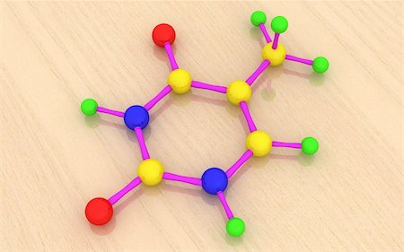 3D DNA Component thymine Molecule Stock Photo - Budget Royalty-Free & Subscription, Code: 400-05682689