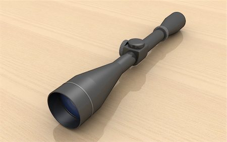 simsearch:400-04072400,k - 3d rifle scope sight used for aiming with a weapon Stock Photo - Budget Royalty-Free & Subscription, Code: 400-05682692