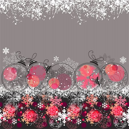 simsearch:400-05364550,k - Christmas greeting card with stylized Christmas balls Photographie de stock - Aubaine LD & Abonnement, Code: 400-05683432