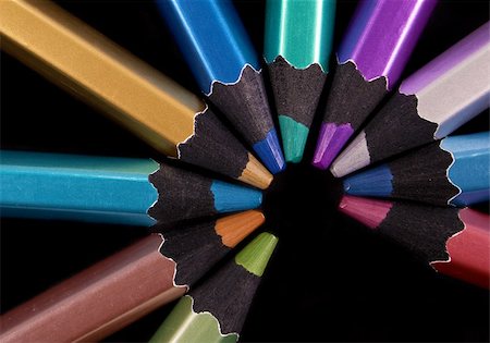 simsearch:400-04046903,k - Background color with colored pencils Stock Photo - Budget Royalty-Free & Subscription, Code: 400-05694695