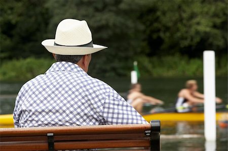 Spectator At Henley Regatta Stock Photo - Budget Royalty-Free & Subscription, Code: 400-05696865